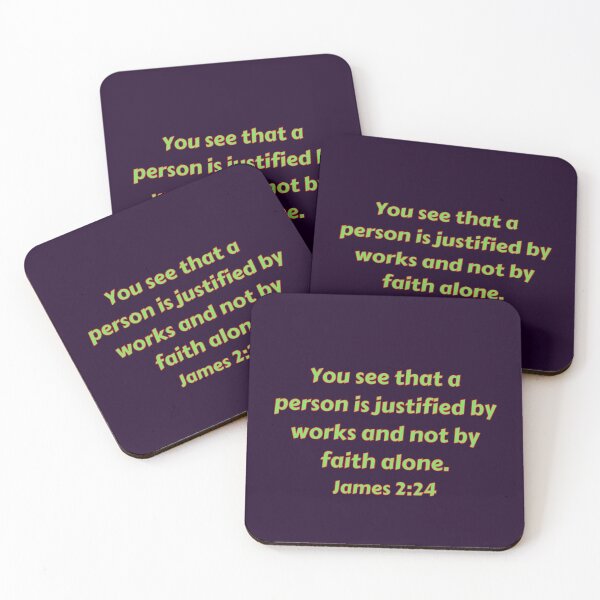 Item preview, Bible Verse James 2:24 designed and sold by Prayingwarrior.