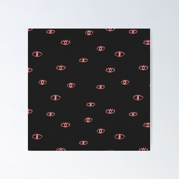Item preview, Evil Eye Pattern - Rose Gold and Charcoal | Home Décor designed and sold by jesslynnshop.