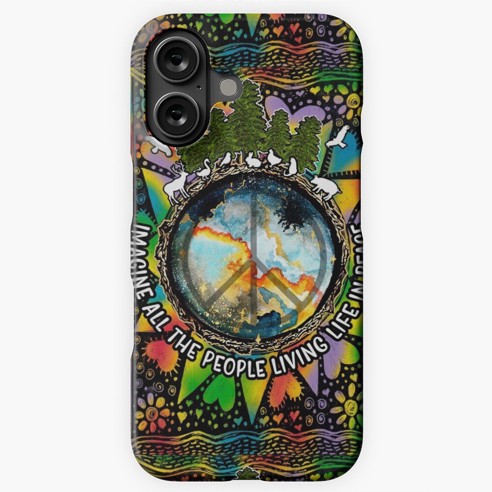 Aperçu de l'œuvre Coque rigide iPhone créée et vendue par RebeStudioArt.