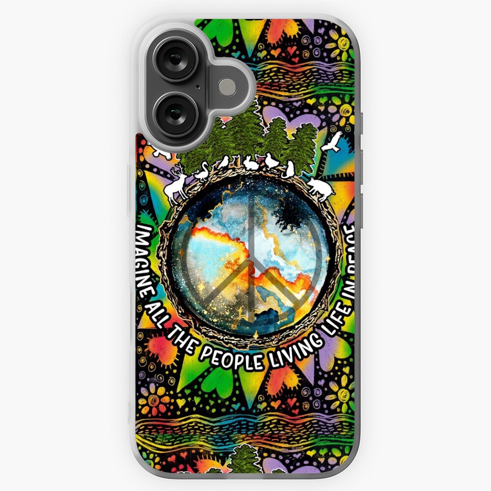 Aperçu de l'œuvre Coque souple iPhone créée et vendue par RebeStudioArt.