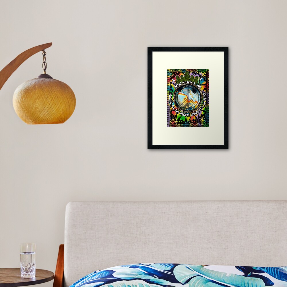 Aperçu de l'œuvre Impression encadrée créée et vendue par RebeStudioArt.