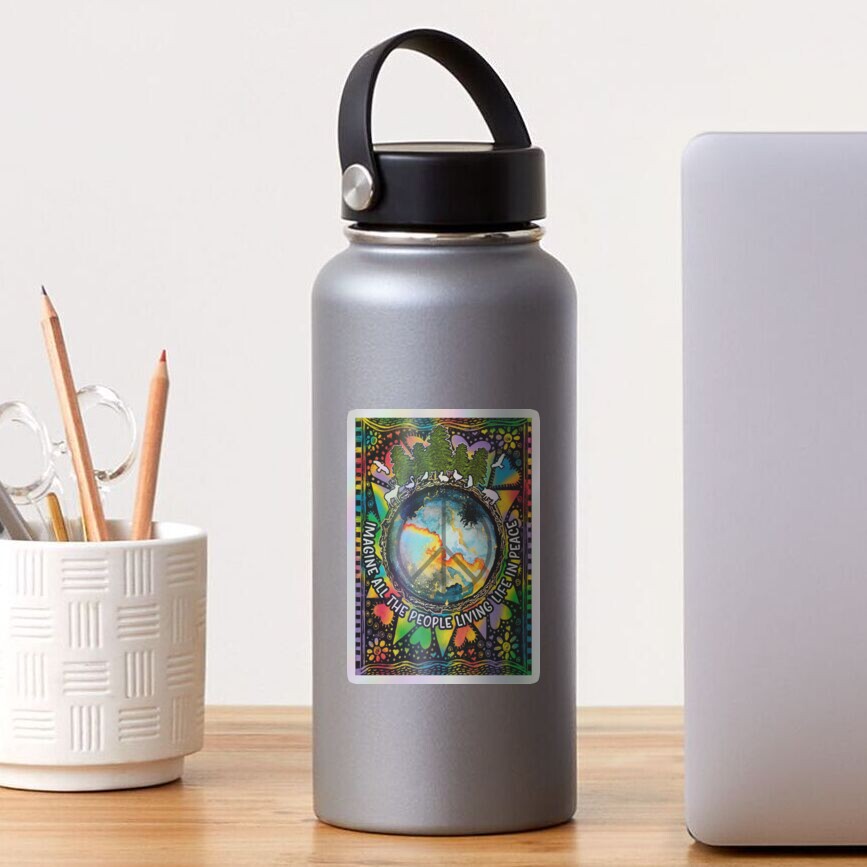 Aperçu de l'œuvre Sticker holographique créée et vendue par RebeStudioArt.