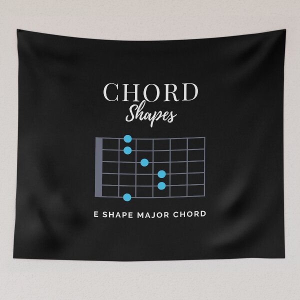 Item preview, Chord Shapes E Shape Major Chord Tabs designed and sold by nightsworthy.