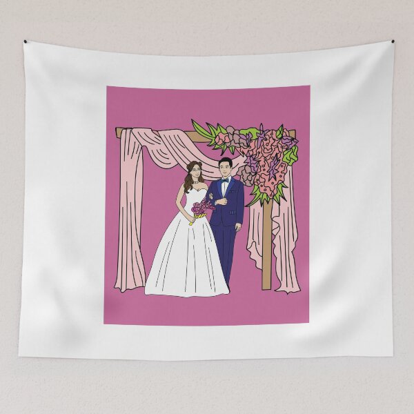 Item preview, Marriage wedding couple in love dream designed and sold by flofin.