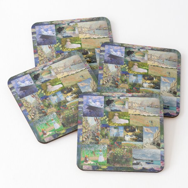 Item preview, Collage de pinturas impresionistas de Claude Monet designed and sold by Scotch Macaskill.