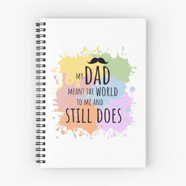 Item preview, my dad meant the world to me and still does pastel splatter designed and sold by Le Moonie.