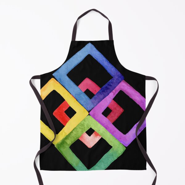 Item preview, Colorful rainbow square pattern designed and sold by Creative-draw.