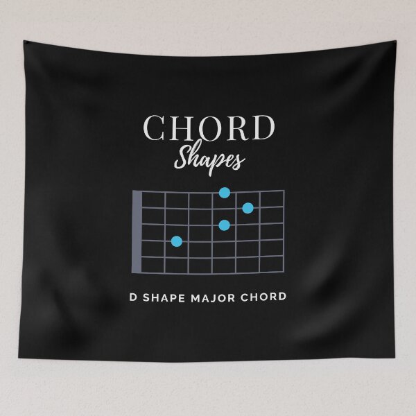 Item preview, Chord Shapes D Shape Major Chord Tabs designed and sold by nightsworthy.