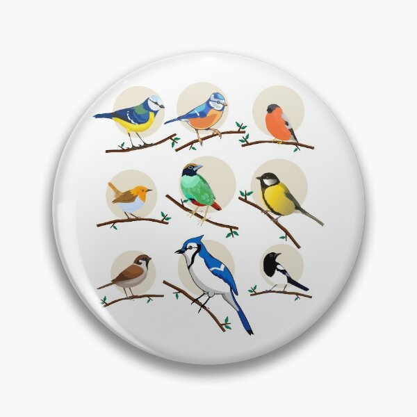 Item preview, Garden Birds, Birds, Titmice, designed and sold by Shirtey.