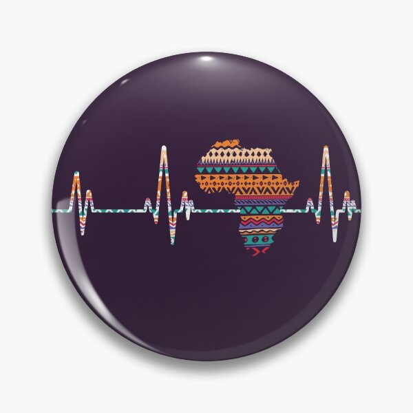 Item preview, Heartbeat Traditional Dashiki Pattern Africa Map designed and sold by mejeoshop.