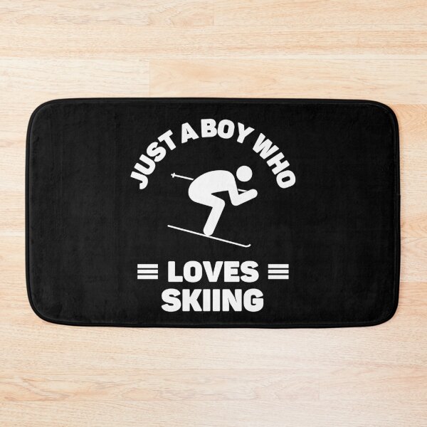 Item preview, Just a boy who loves skiing designed and sold by TheGreenGoat.