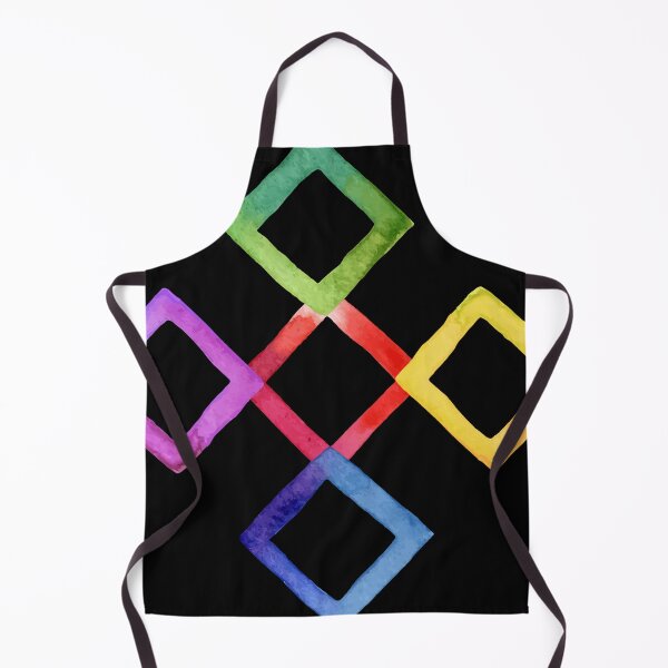 Item preview, Colorful rainbow square pattern designed and sold by Creative-draw.