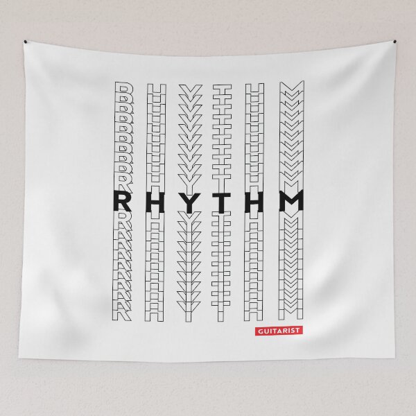 Item preview, Rhythm Guitarist Repeated Text Light Theme designed and sold by nightsworthy.