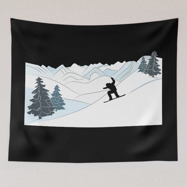 Item preview, Snowboard Scene Winter Sports designed and sold by TheInkElephant.