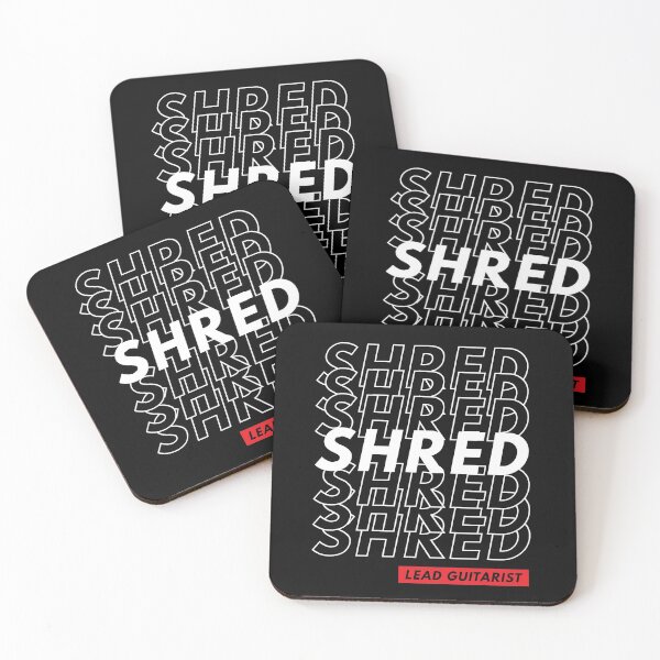Item preview, Shred Lead Guitarist Repeated Text Dark Theme designed and sold by nightsworthy.