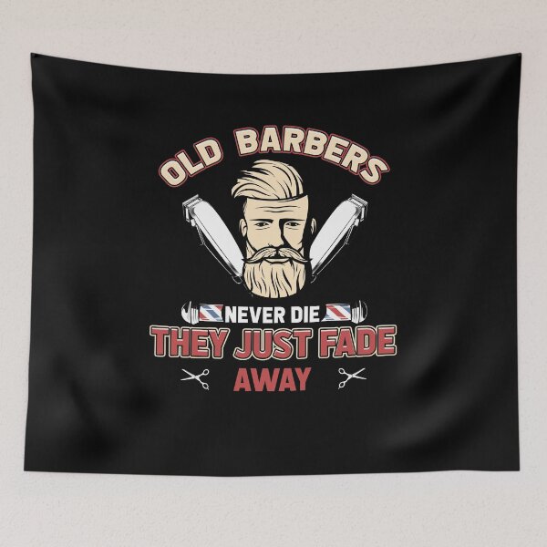 Item preview, Old Barber Shop Design designed and sold by saulmedia.