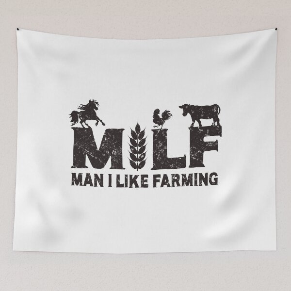 Item preview, MILF - Man I Like Farming, Farmer Gift designed and sold by FuntasticDez.