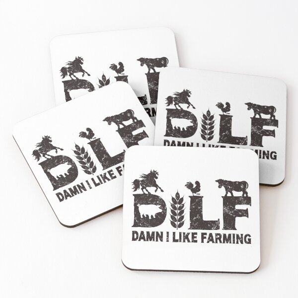 Item preview, DILF - Damn I Like Farming, Farmer Gift designed and sold by FuntasticDez.