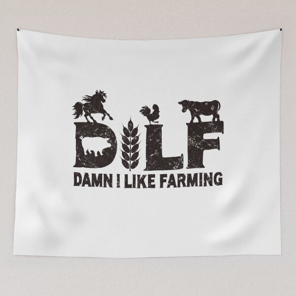 Item preview, DILF - Damn I Like Farming, Farmer Gift designed and sold by FuntasticDez.