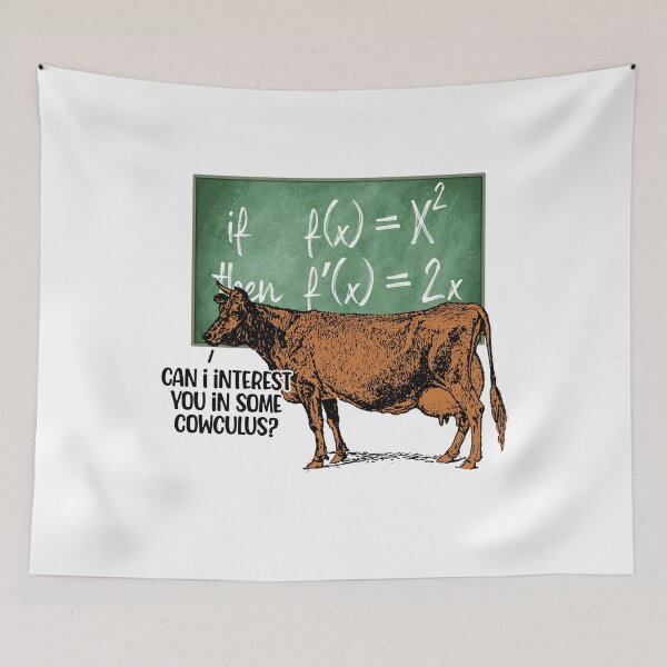 Item preview, Cowculus, Funny Math Gift designed and sold by FuntasticDez.