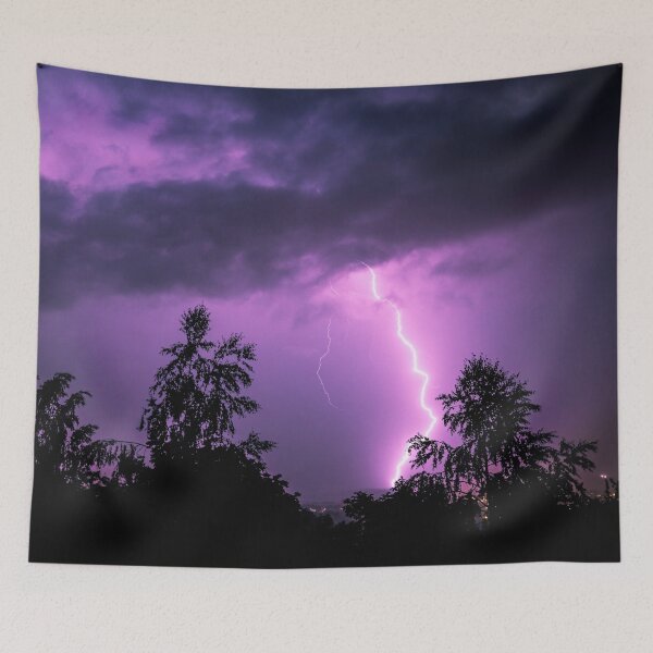 Item preview, Purple Storm With Lightning designed and sold by viknitov.