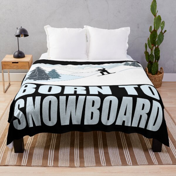 Item preview, Born to Snowboard Winter Sports designed and sold by TheInkElephant.