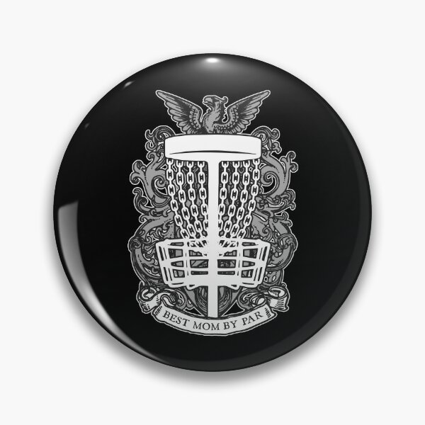 Item preview, Best Mom By Par Disc Golf Basket Chains Vintage Coat Of Arms designed and sold by GrandeDuc.