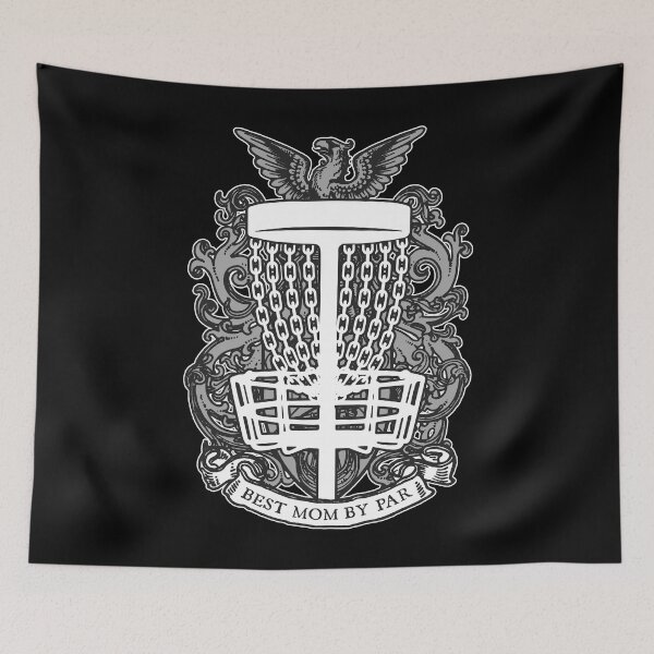 Item preview, Best Mom By Par Disc Golf Basket Chains Vintage Coat Of Arms designed and sold by GrandeDuc.