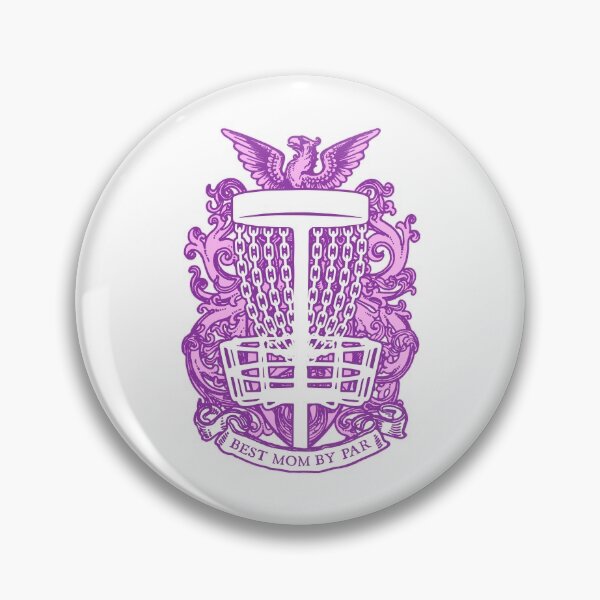 Item preview, Best Mom By Par Disc Golf Basket Chains Vintage Coat Of Arms designed and sold by GrandeDuc.