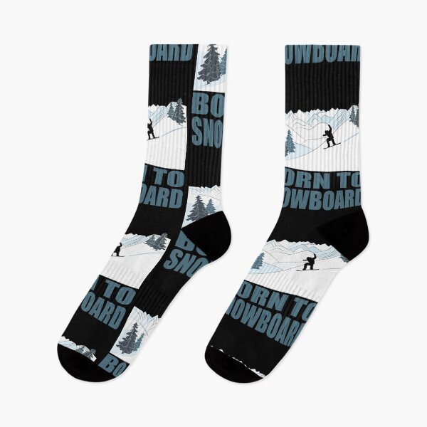 Item preview, Born to Snowboard Winter Sports designed and sold by TheInkElephant.