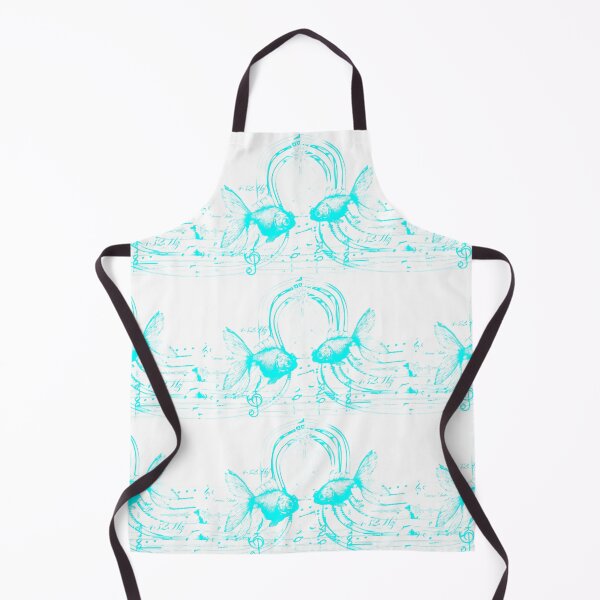 Item preview, Get Balanced 432Hz Harmonics Swan Lake Melody Gold Fish White Water in Cyan designed and sold by SpiritGifts.