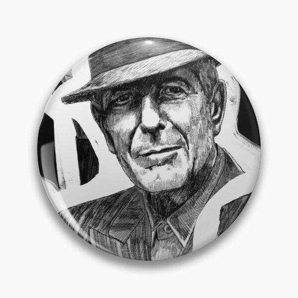 Item preview, Leonard Cohen portrait designed and sold by AJPaint.