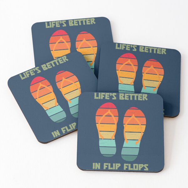 Item preview, Life's better in flip flops designed and sold by SidTastic .