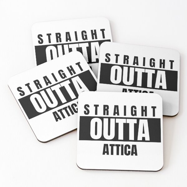 Item preview, STRAIGHT OUTTA ATTICA designed and sold by DomGDesign.