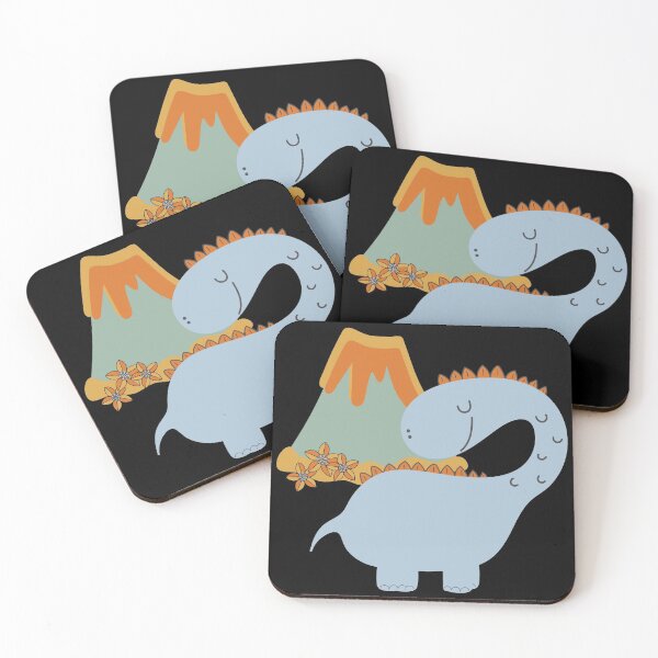 Item preview, Dinosaur and Volcano designed and sold by StudioMoesker.
