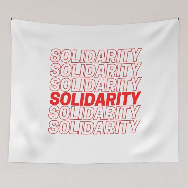 Item preview, Solidarity [Red and White] designed and sold by StabbyCat.