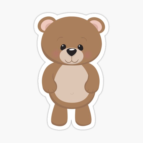 3d teddy bear stickers