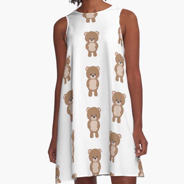 Teddy Bear A-Line Dress