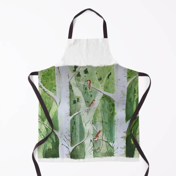 Item preview, Forrest with birds designed and sold by NitArtCafe.