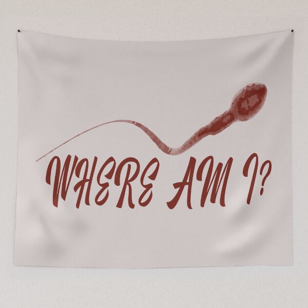 Item preview, Sperm Asking Where Am I  designed and sold by Remorem.