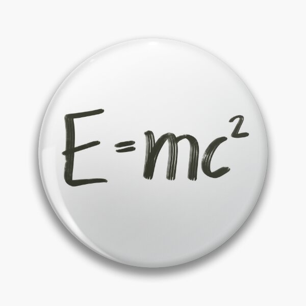 Albert Einstein 8 NEW 1" buttons pins badge E=MC2 genius 