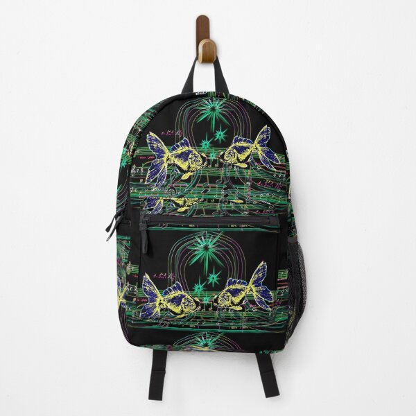 Item preview, 432Hz Gold Fish Harmonics Swan Lake Melody in Black designed and sold by SpiritGifts.
