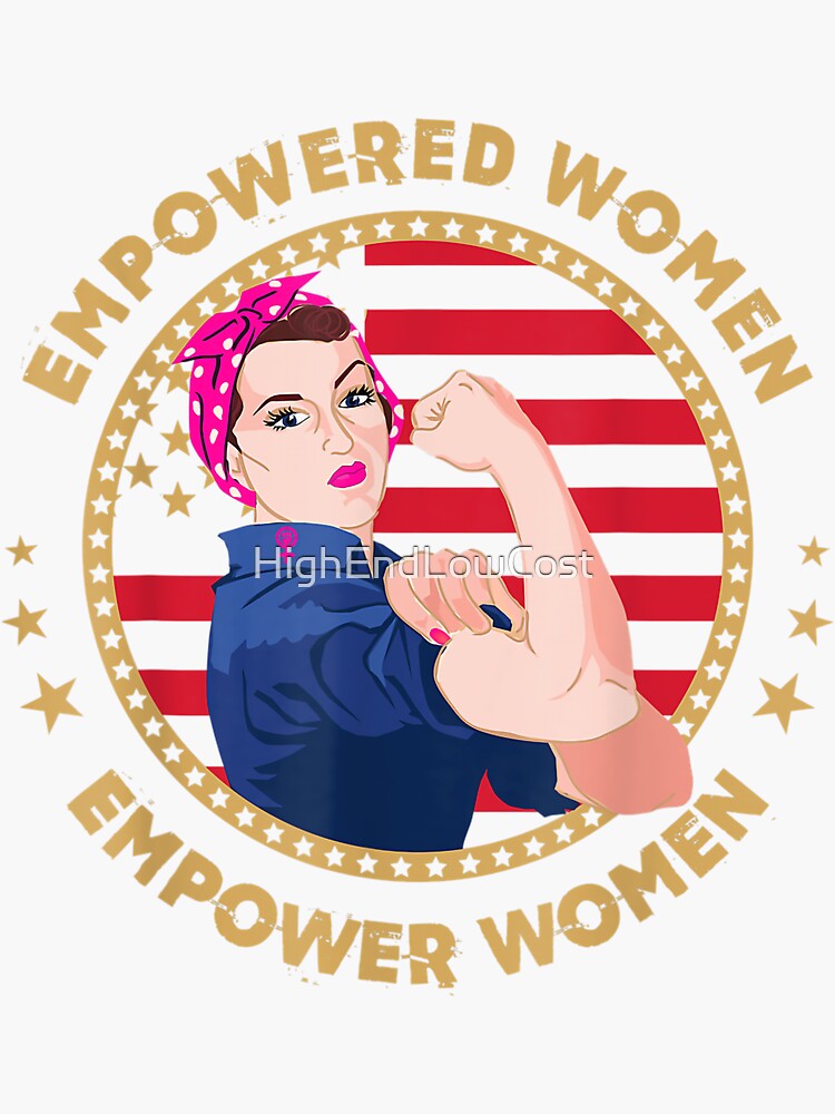 We Can Do It Rosie Riveter Feminism Women Rights Vinyl Sticker