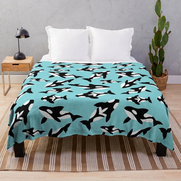 Item preview, Orca Pattern Marine life  designed and sold by SD-illustration.