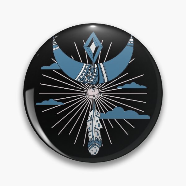 Item preview, Moon dream catcher full moon half moon magical gift designed and sold by DAGHO.