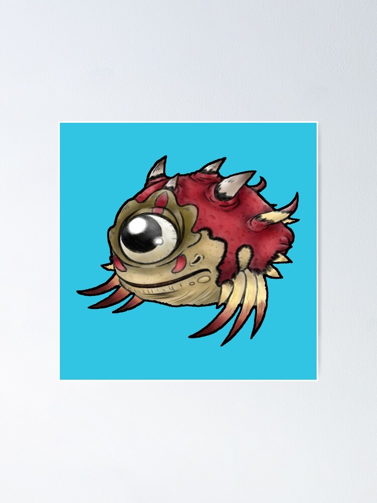 "Subnautica Below Zero Crashfish" Poster for Sale by Glyphz Redbubble