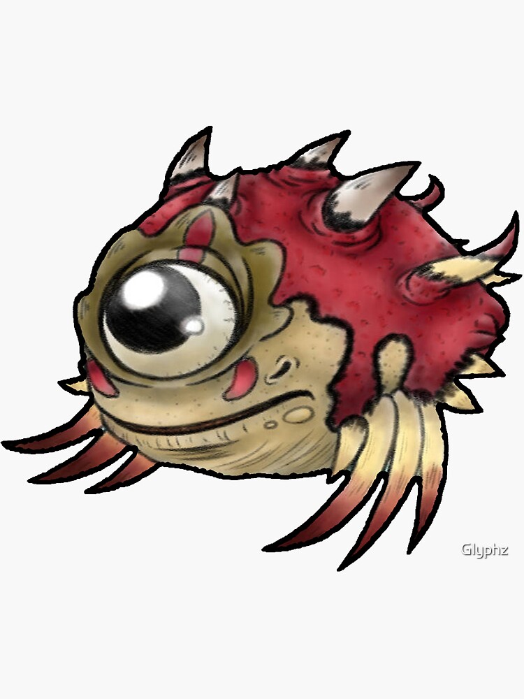 "Subnautica Below Zero Crashfish" Sticker for Sale by Glyphz Redbubble