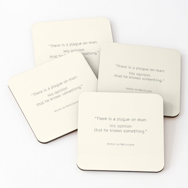 Item preview, Michel de Montaigne: There Is a Plague on Man designed and sold by Bardly-Legal.
