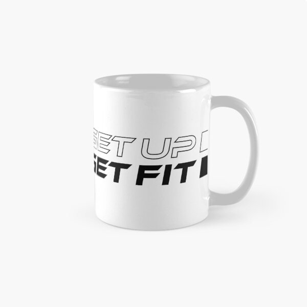 Item preview, GET UP GET FIT (Black) designed and sold by STUDIO-72.