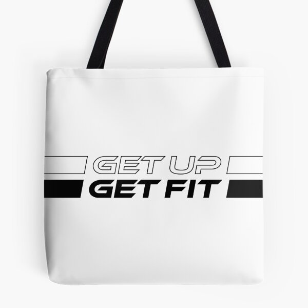 Item preview, GET UP GET FIT (Black) designed and sold by STUDIO-72.